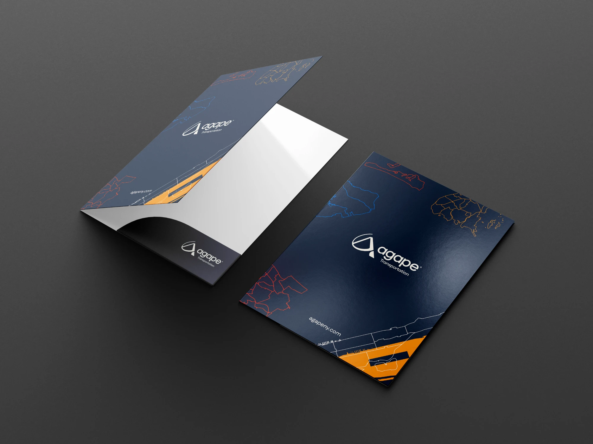Agape, presentation folder