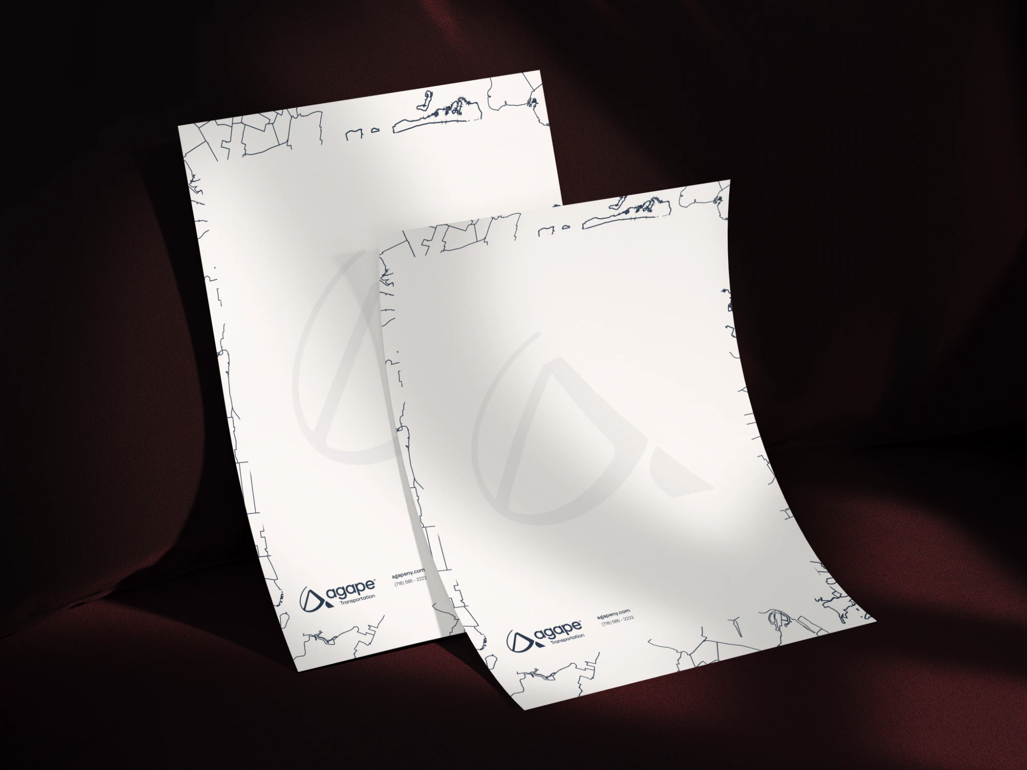 Agape, letterhead