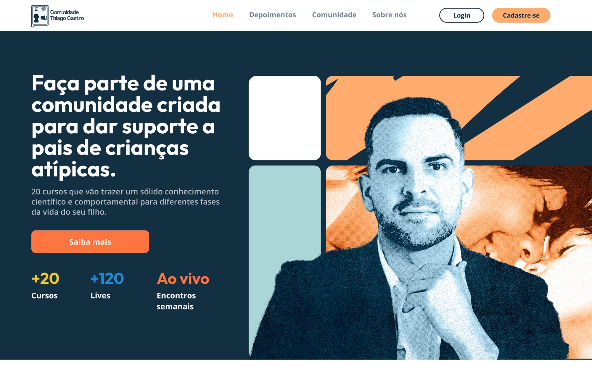 Thiago Castro Community — landing page