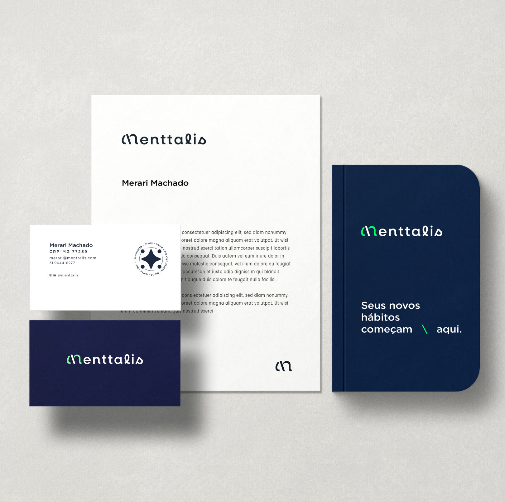 Menttalis — full stationery