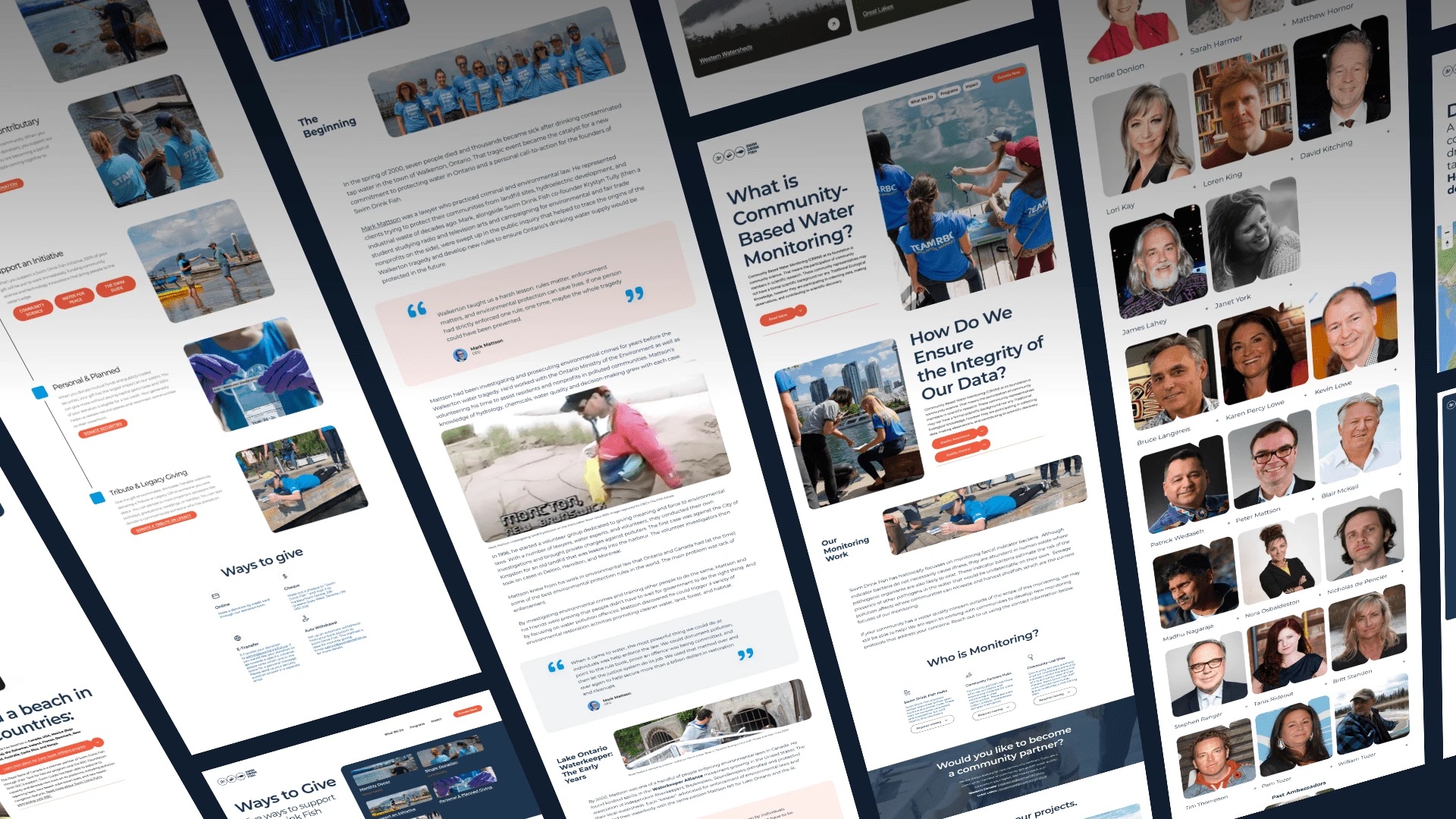 Swim Drink Fish, inner pages overview