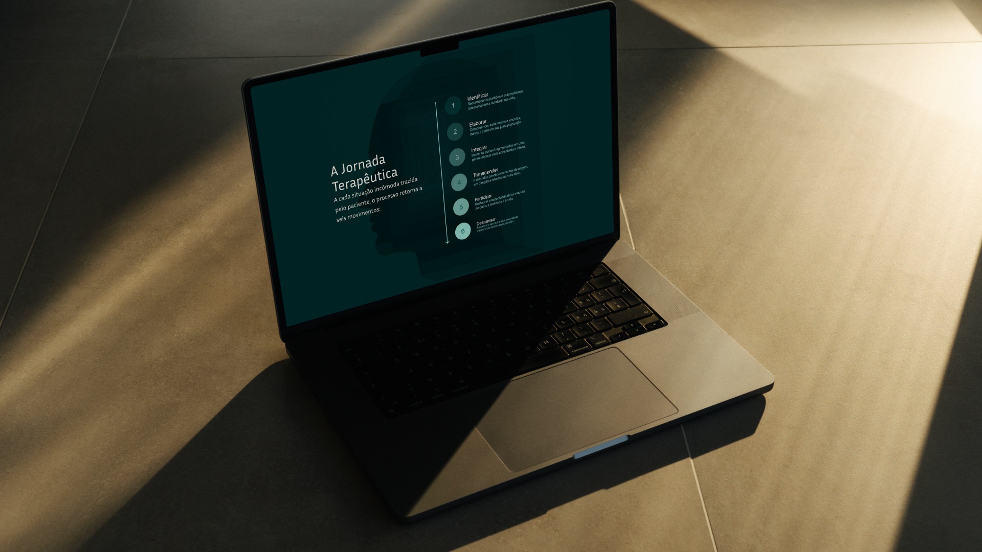 Vitor Santos — therapeutic journey screen
